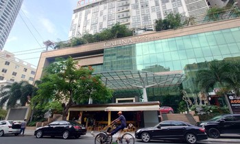 Tổ hợp khách sạn 4 sao Galina Hotel & Spa được xây trên đất quốc phòng. Ảnh C.H