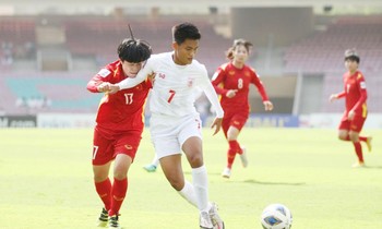 Tuyển nữ Myanmar được 'bơm doping' trước trận bán kết với Việt Nam