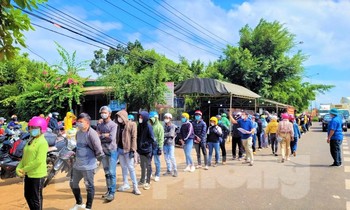 Nhiều lao động Đắk Lắk quay lại các tỉnh phía Nam làm việc