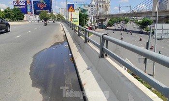 Cầu vượt ở TPHCM bị đứt cáp dự ứng lực ngầm nhịp chính