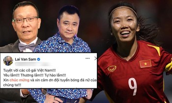 Dàn sao 'bùng nổ' mừng HCV SEA Games của tuyển nữ: 'Tuyệt vời các cô gái Việt Nam!'