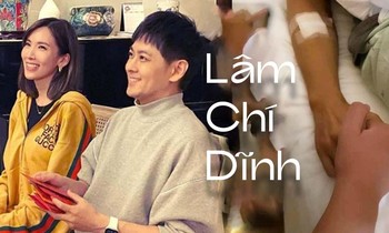 Vợ hé lộ hình ảnh đầu tiên của Lâm Chí Dĩnh sau tai nạn xe hơi