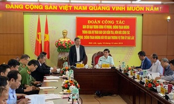 Toàn cảnh buổi làm việc