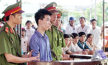 Bị cáo Trần Văn Minh tại tòa.