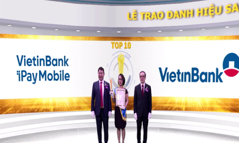VietinBank iPay Mobile là sản phẩm duy nhất đến từ ngân hàng lọt Top 10 Sao Khuê Việt Nam 2020