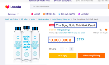 Câu chuyện thú vị đằng sau chai nước rỗng có giá đến 10 triệu đồng