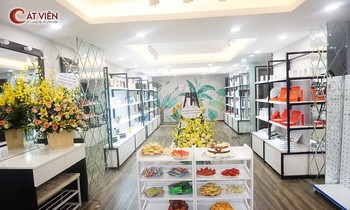 Cơ sở chính của mỹ phẩm Cát Viên, tại địa chỉ số 06, lô TT02, Hàm Nghi (Nam Từ Liêm, Hà Nội).