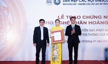 Tổ chức Unesco vinh danh nghệ nhân ẩm thực Hoàng Minh Hiền