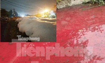 Bình Dương xử lý thủ phạm khiến nước suối đỏ tươi, sủi bọt trắng