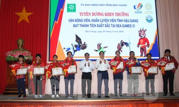 Hậu Giang vinh danh các vận động viên xuất sắc tại Sea Games 31