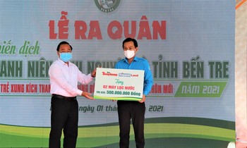 Tuổi trẻ Bến Tre ra quân chiến dịch Thanh niên Tình nguyện hè