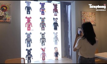 Giới trẻ Hà thành thích thú check in quán cafe đầy ắp gấu Bearbrick tiền tỉ