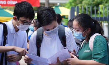 Thí sinh dự thi tốt nghiệp THPT năm 2021 Ảnh: Như Ý
