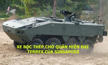 Xe bọc thép chở quân hiện đại Terrex của Singapore