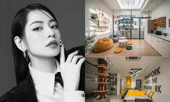 Vừa từ Mỹ về, Chi Pu khoe văn phòng mới tiền tỷ, diện trang phục đậm khí chất nữ tổng tài