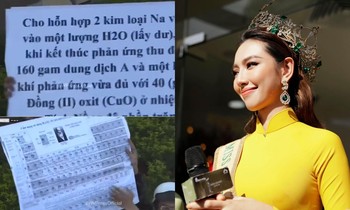 Fan đưa đề Hóa tới thách đố ở buổi diễu hành, Hoa hậu Thùy Tiên cười nghiêng ngả: "Sợ quá"