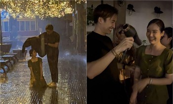 Hậu trường "Thương Ngày Nắng Về": Huyền Lizzie dầm mưa 4 tiếng, Đình Tú ân cần giúp sấy đồ