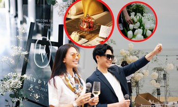 Đám cưới Huy Trần - Ngô Thanh Vân "gét gô": Loạt ảnh sân khấu "xịn đét" đã được tiết lộ!