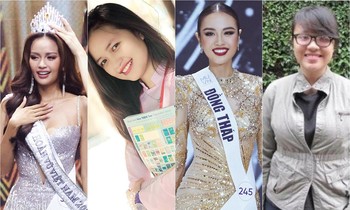 Ảnh "ngày xưa ơi" của Top 3 Hoa hậu Hoàn vũ Việt Nam 2022: Á hậu Thủy Tiên từng nặng 90 kg