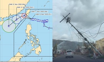 Bão Atsani (Siony) đổ bộ Philippines rồi đột ngột đổi hướng, tiếp tục tiến vào Việt Nam