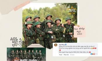 Sao Nhập Ngũ bộ tung ảnh mới: Hòa Minzy hứa sẽ "vô cùng nghiêm túc với vai trò người lính"