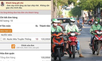 Hà Nội nắng nóng oi bức, vị khách gửi món quà ý nghĩa và đầy tình cảm tới các shipper
