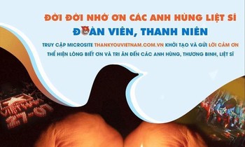 Chương trình "Thank you Việt Nam" của tuổi trẻ VNPT được T.Ư Đoàn bình chọn là 1 trong 12 sự kiện, hoạt động tiêu biểu của tuổi trẻ cả nước năm 2021.