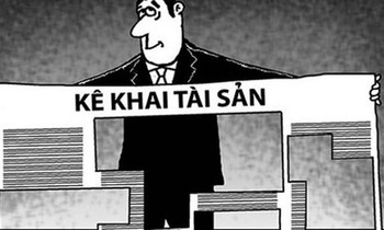Thu nhập của cán bộ không tương xứng với tài sản hiện có