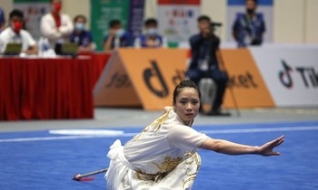Ngắm nhan sắc tuyệt mỹ của các 'nữ hiệp' Wushu ở SEA Games 31