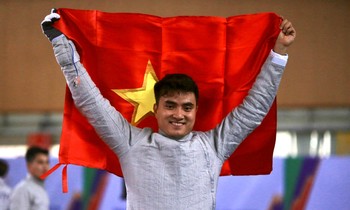Kiếm thủ Vũ Thành An và niềm vui nhân đôi