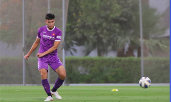 Bùi Hoàng Việt Anh vinh dự khi đeo băng đội trưởng U23 Việt Nam