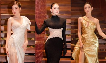 Mãn nhãn với màn đọ sắc của 3 nàng hậu Đỗ Mỹ Linh, Tiểu Vy và Lương Thùy Linh trên thảm đỏ