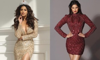 Trầm trồ với loạt ảnh khoe chân dài thẳng tắp của Miss Universe 2021 Harnaaz Sandhu