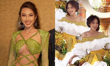 Hoa hậu Thùy Tiên “biến hóa” phong cách với váy siêu cắt xẻ và trang phục dân tộc Colombia