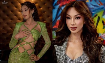 Ngắm trọn bộ ảnh Hoa hậu Thùy Tiên với thiết kế siêu cắt xẻ, style trang điểm chuẩn Latinh