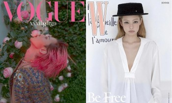 “Cặp đôi Chanel” Jennie BLACKPINK - G-Dragon càn quét bìa tạp chí Hàn tháng 7