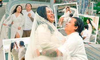 "Gét gô" chụp ảnh cưới ở cầu Thủ Thiêm 2, cặp đôi Sài Gòn khiến netizen thích thú