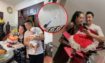 Vợ trung vệ Bùi Tiến Dũng báo tin vui, cầu thủ CLB Viettel sắp trở thành ông bố 2 con