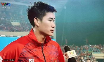 Giành HCV SEA Games 31, Nhâm Mạnh Dũng chia sẻ: "Tôi quá sung sướng khi ghi bàn vào lưới Thái Lan"