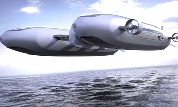 Ý tưởng siêu du thuyền trên không Air Yacht của Lazzarini. Thiết kế: Lazzarini.