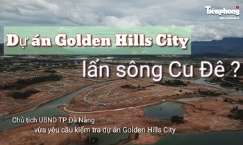 Dự án lấn sông Cu Đê nhìn từ trên cao