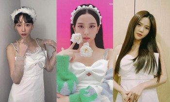 Jisoo chứng tỏ gu phối đồ đẳng cấp khi đụng hàng váy trắng tiểu thư với Taeyeon, Hyojung