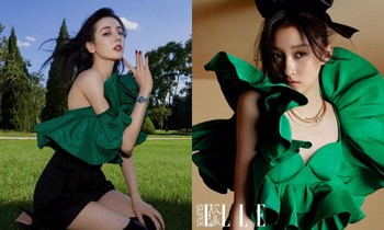 Chỉ nhờ một động tác nhỏ, Địch Lệ Nhiệt Ba áp đảo Quan Hiểu Đồng khi diện cùng mẫu áo