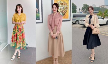 Ngoài Huyền Lizzie, "Thương Ngày Nắng Về" còn có một nữ chính mặc đồ công sở cực ổn
