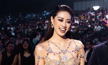 Khánh Vân đeo phụ kiện gì trong bán kết 'Hoa hậu Hoàn vũ Việt Nam 2022' mà gây chú ý đặc biệt?