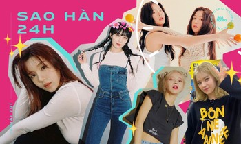 Sao Hàn 24H: Seulgi và Irene chụp hình đôi tình cảm, Solar (MAMAMOO) khoe kiểu tóc củ tỏi