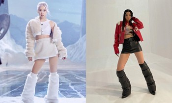 Đôi bốt áo phao “phản chủ” khiến Chi Pu vừa bị dìm dáng lại mang tiếng “sao chép” Rosé