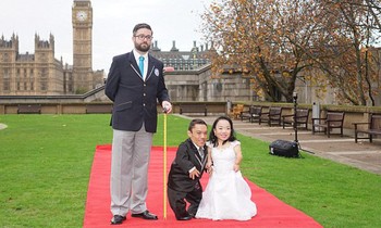 Cặp đôi được Kỷ lục Thế giới Guinness công nhận là lùn nhất thế giới