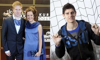 Người đẹp Caroline Lijnen gây ra scandal trong lòng đội tuyển Bỉ khi có cuộc tình tay ba với 2 tuyển thủ Bruyen và Courtois. Ảnh: AP