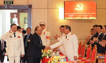 Hình ảnh Thủ tướng Nguyễn Xuân Phúc dự Đại hội Đảng bộ Công an Trung ương